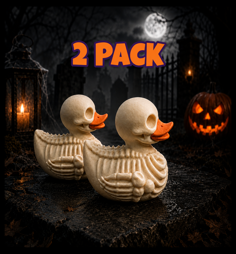 Bone Quacker  – 3D Printed Skeleton Duck 2 Pack