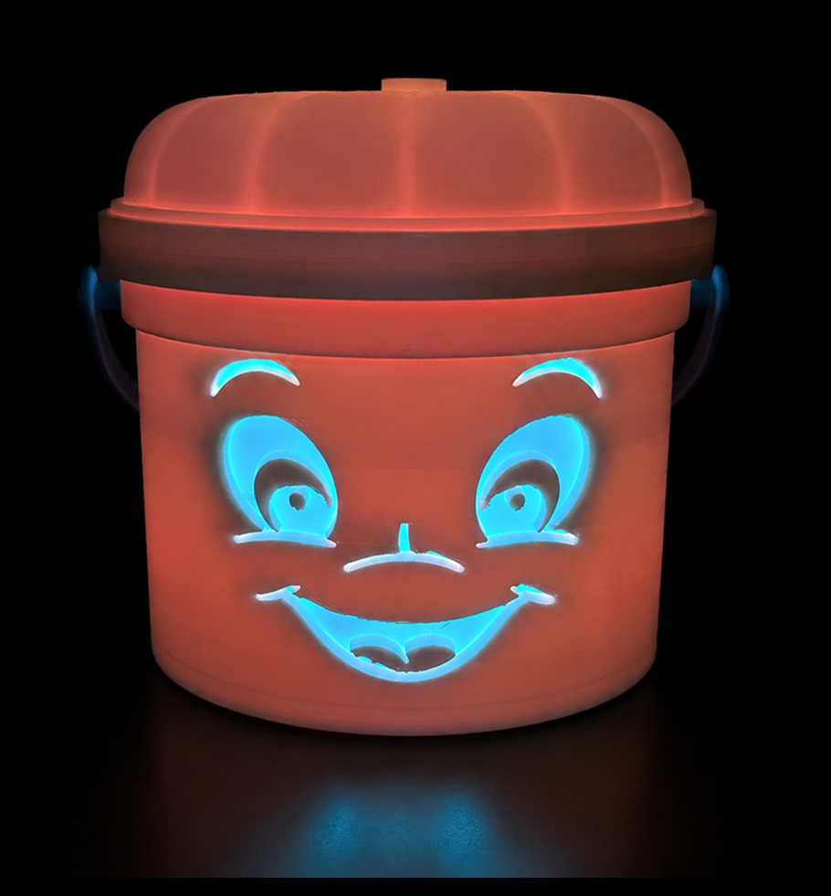 Casper Halloween Bucket 3D Print