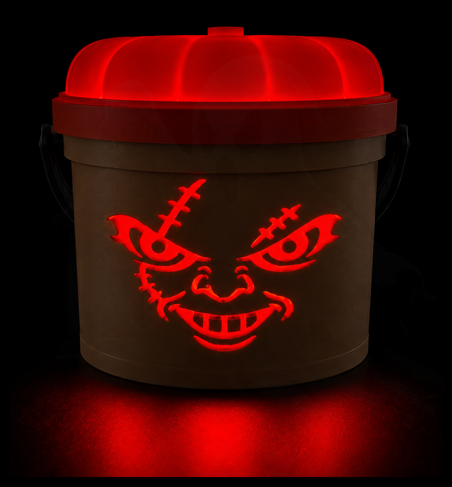 Chucky Halloween Bucket 3D Print