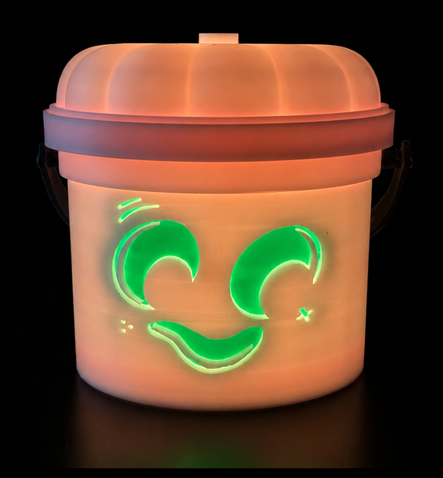 Crescent Spirit Halloween Bucket 3D Print