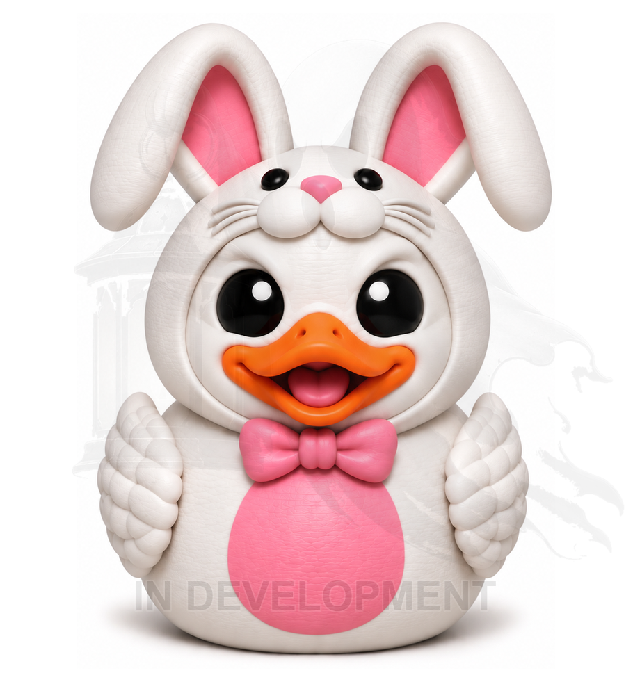 Easter Bunny – 3D Printed Duck Pink
