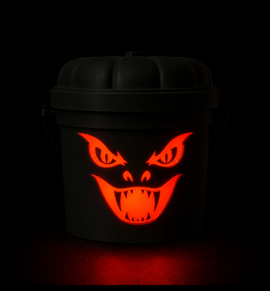 Emerald Coil Halloween Bucket 3D Print