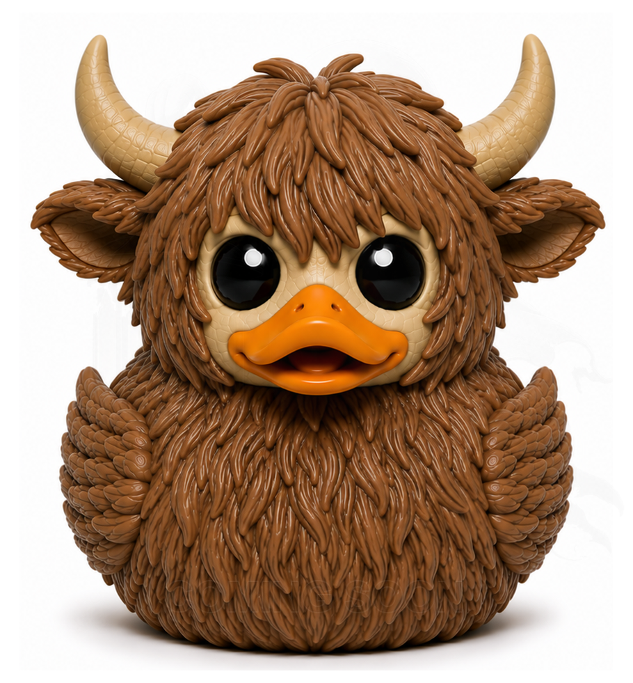 Highland Cow – 3D Printed Duck