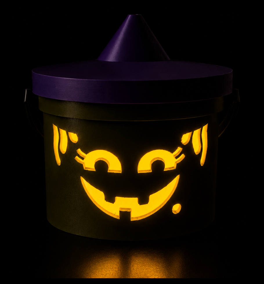 Hocus Glowcus Halloween Bucket 3D Print