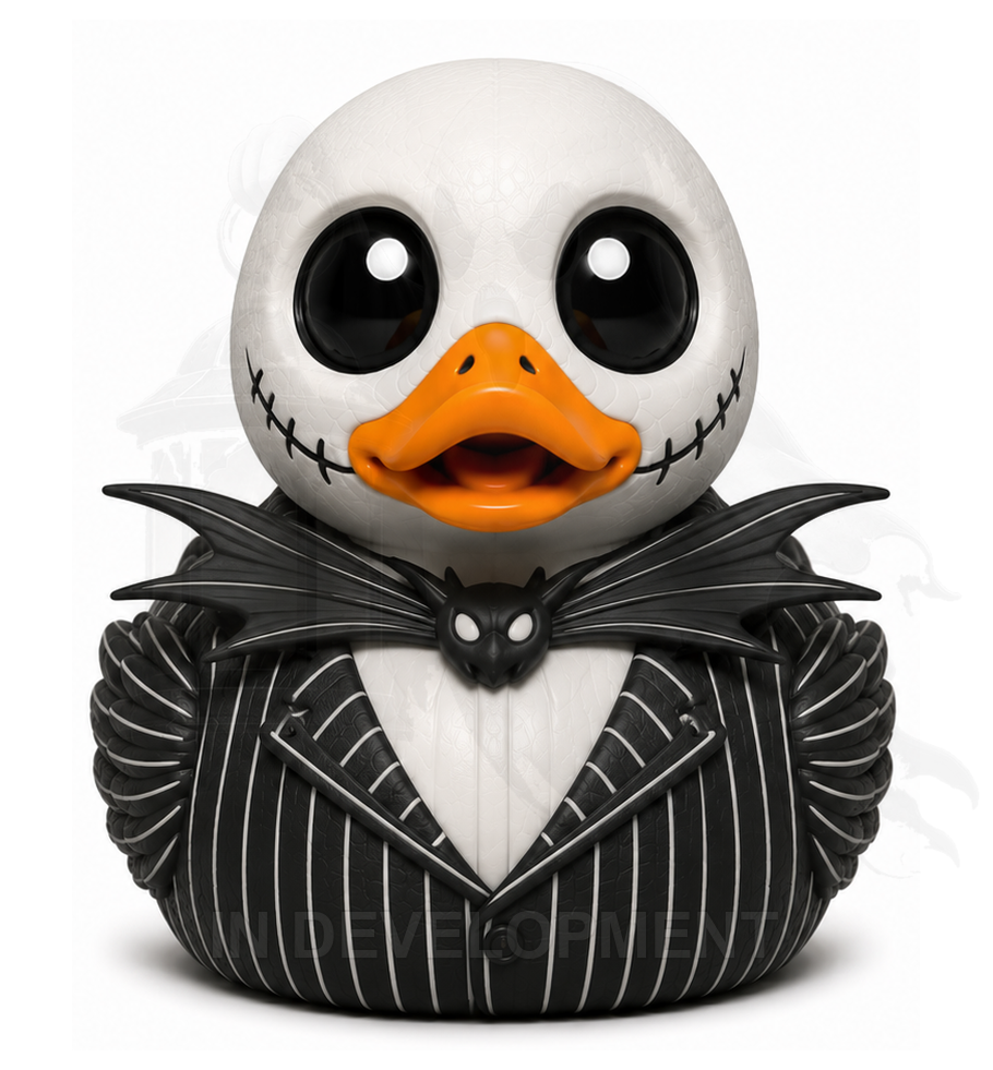 Jack Skellington (A Nightmare Before Christmas) – 3D Printed Duck