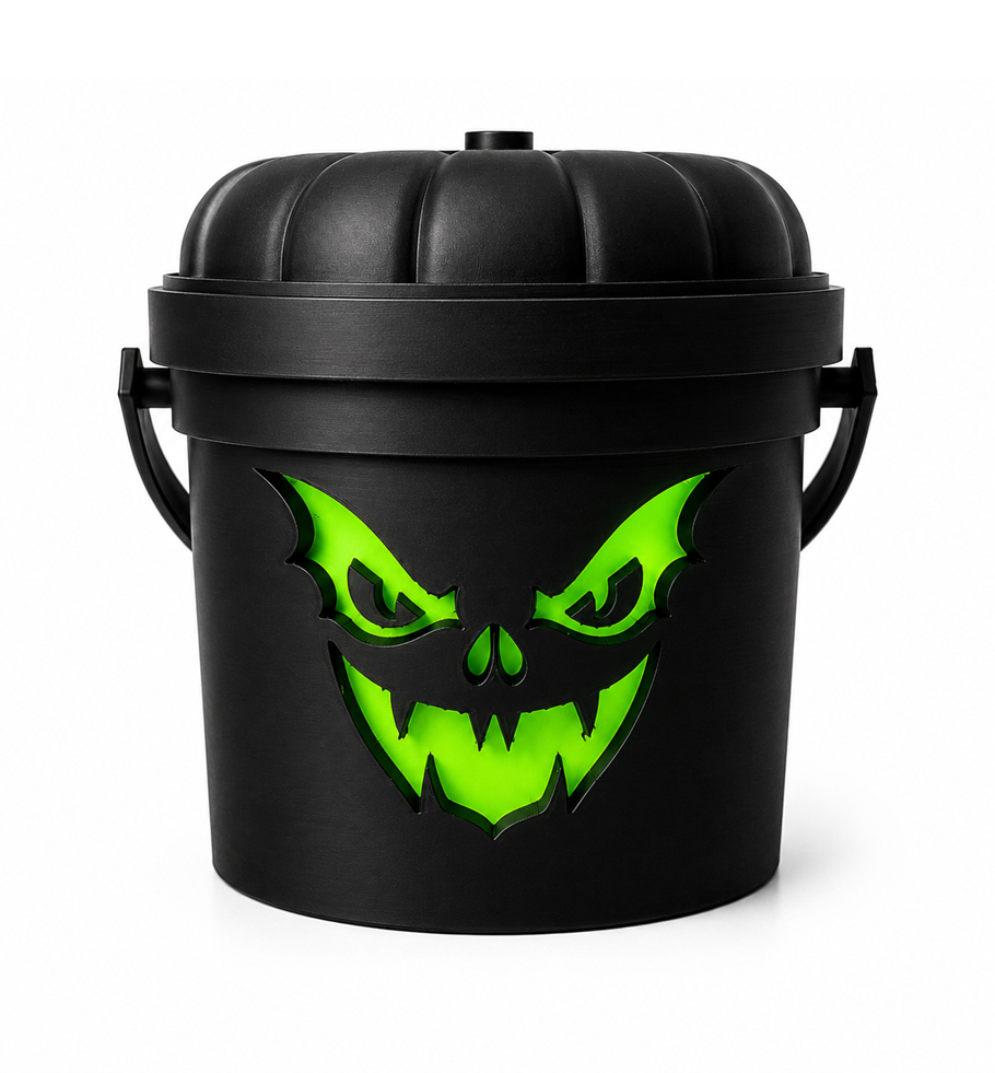 Nightshade Bat Halloween Bucket 3D Print thumbnail