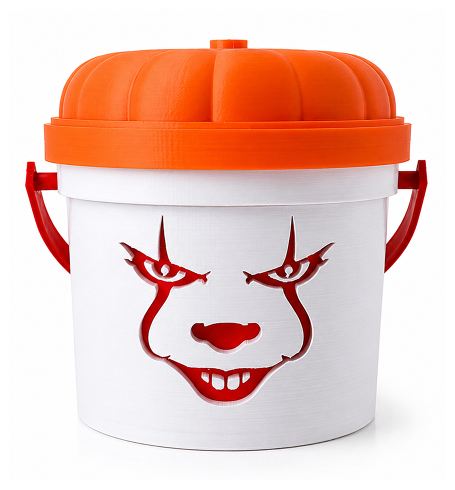 Pennywise Halloween Bucket 3D Print thumbnail
