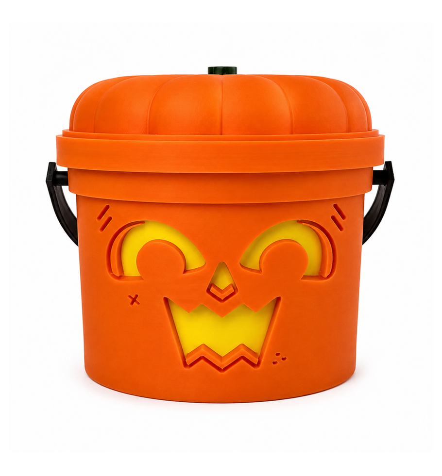 Pumpkin Pal Halloween Bucket 3D Print thumbnail