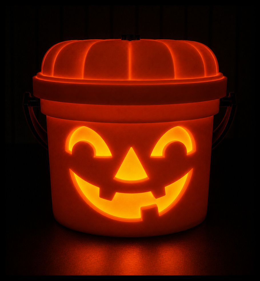 Trick-or-Treat Jack Halloween Bucket 3D Print