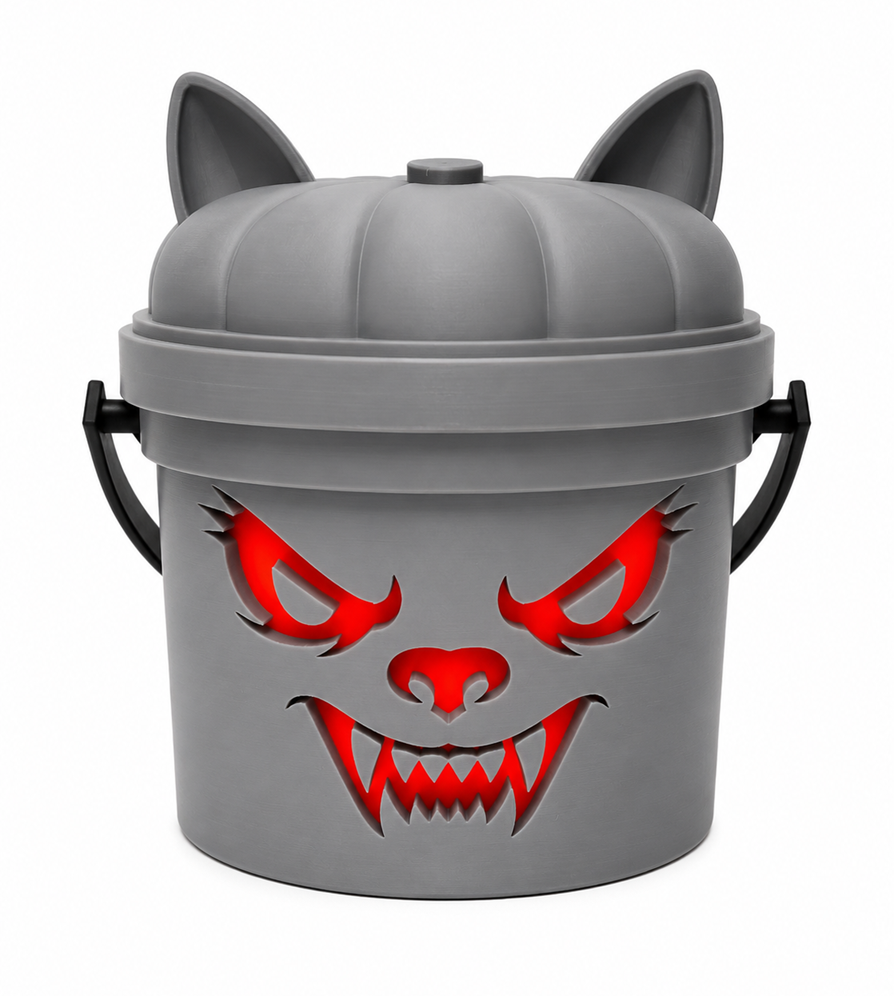 Howling Mauler Halloween Bucket 3D Print thumbnail